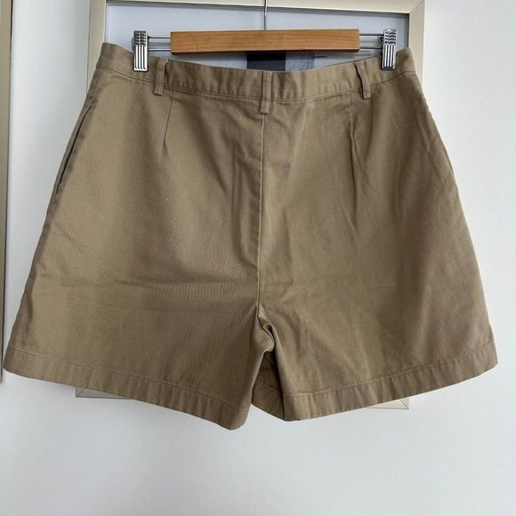 Ralph Lauren Sport Golf Shorts Womens 14 Khaki Beige Chino Vintage Preppy - Picture 3 of 7